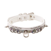 Daybreak Drift (Snake print leather choker)