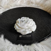 Low temperature candle series - silver-plated black and white candles (one black, one white, two in total)