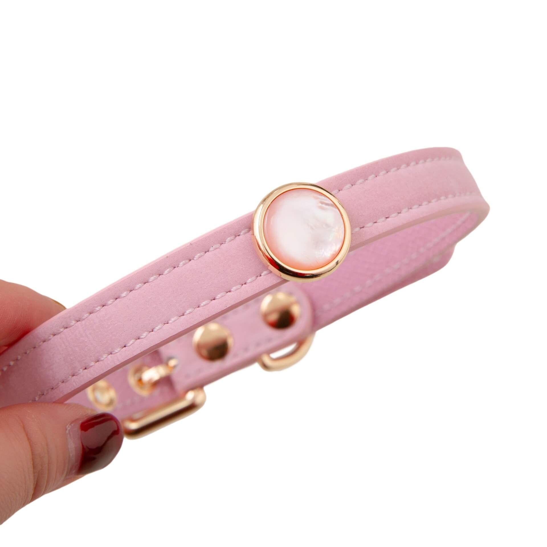 Royal Petal Halo (Light pink cowhide)
