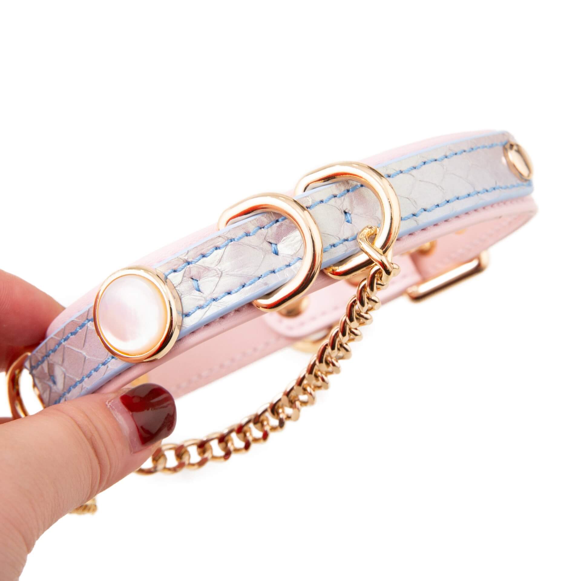 Crystal Kiss (Blue snakeskin)