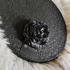 Low temperature candle series - silver-plated black and white candles (one black, one white, two in total)