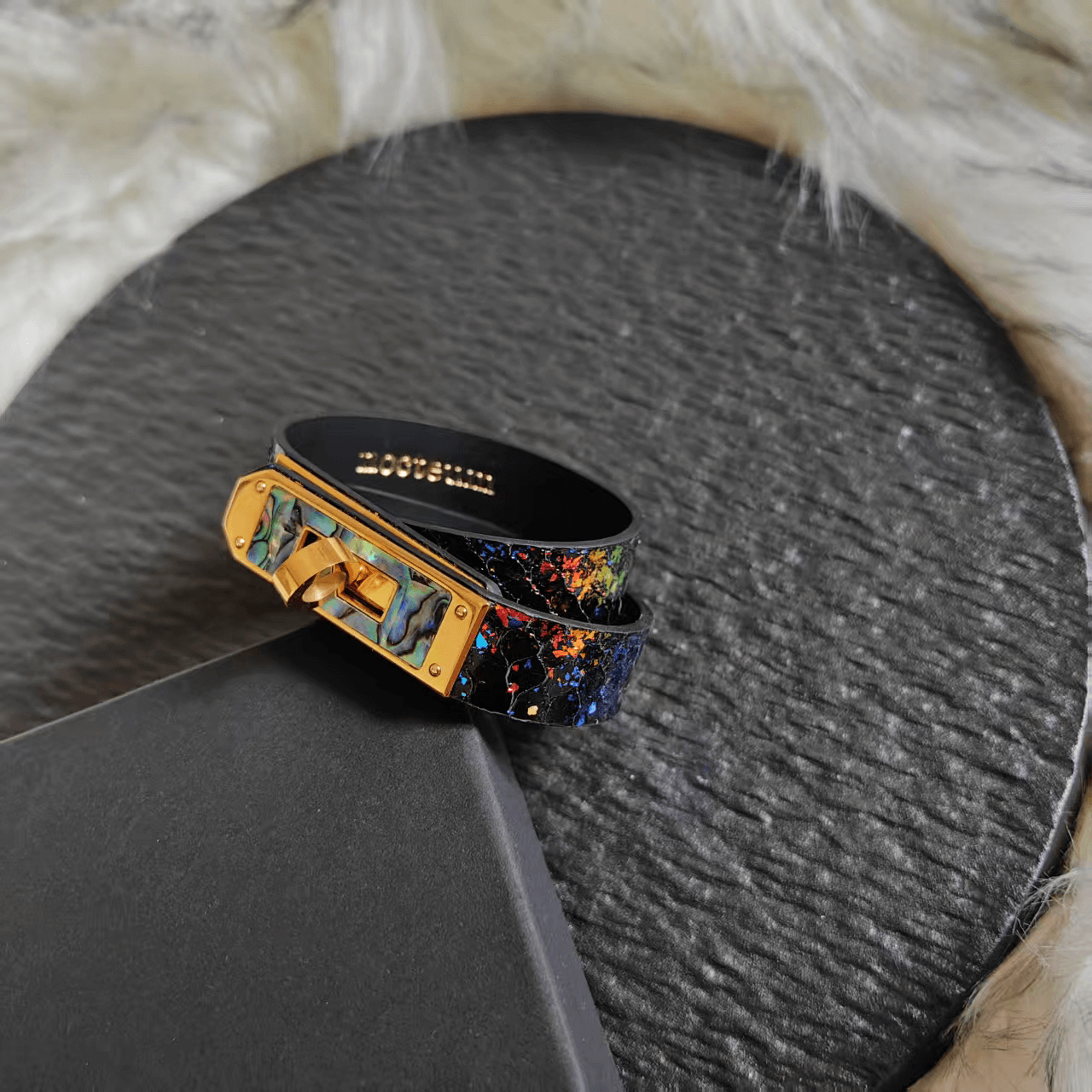 Starry sky color python single layer choker_Celestial Bond